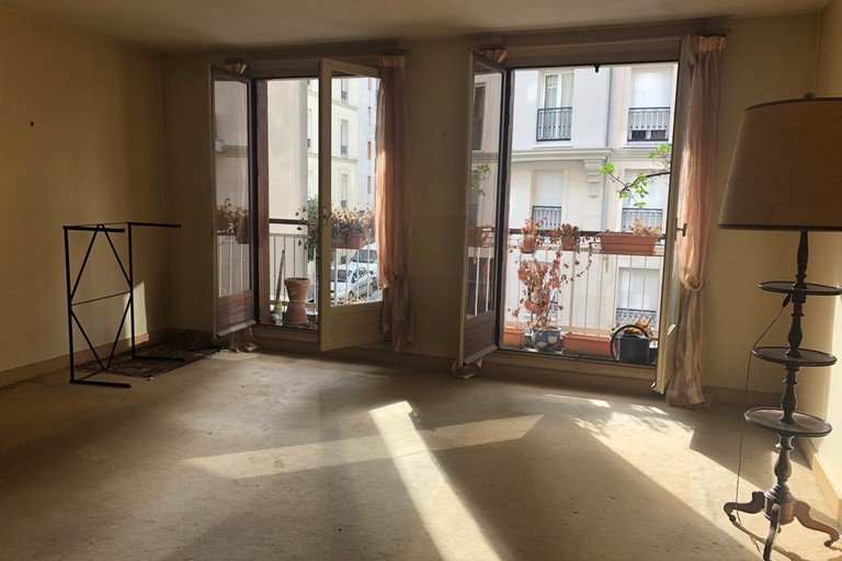 Appartement de 3 pièces totalement à rénover situé à Puteaux